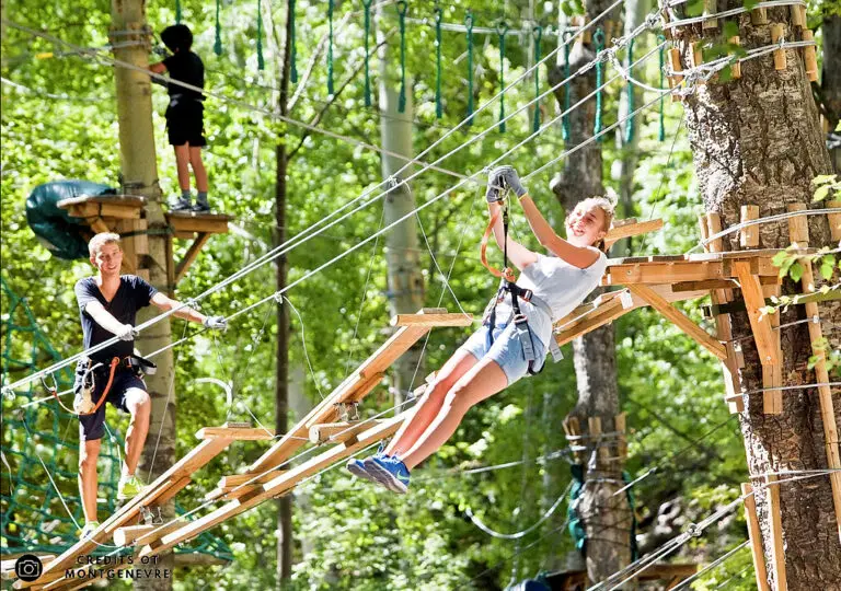 Parc Aventure à Montgenèvre