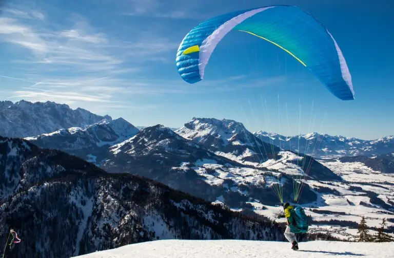 Parapente hiver 1