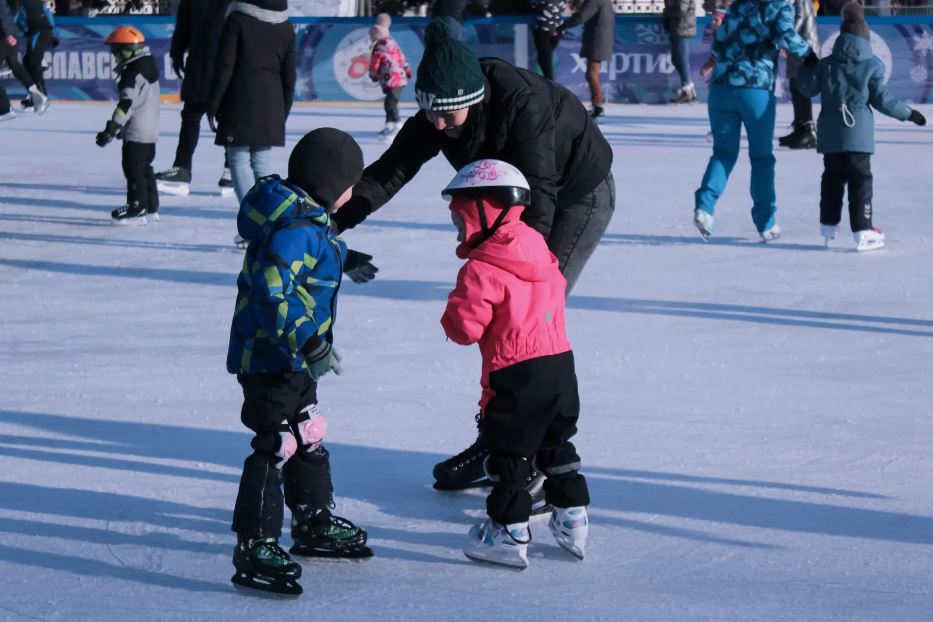Patinage sur glace naturelle