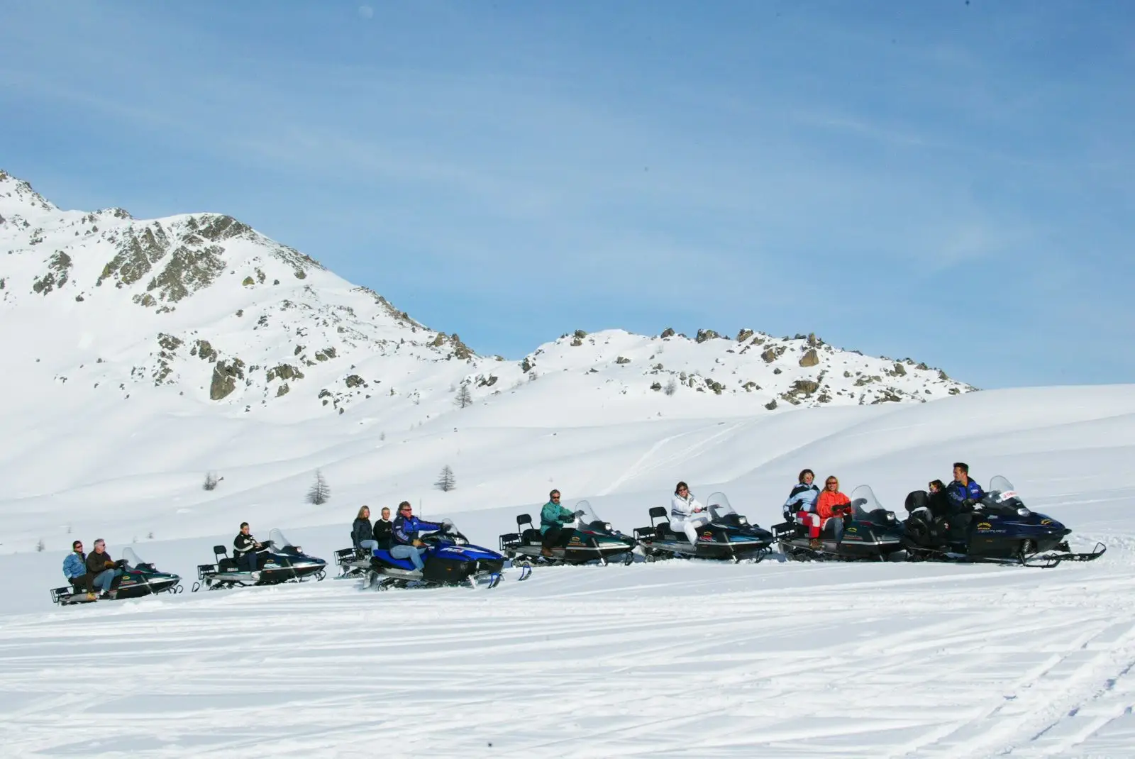 Sortie en Motoneige sur le domaine skiable
