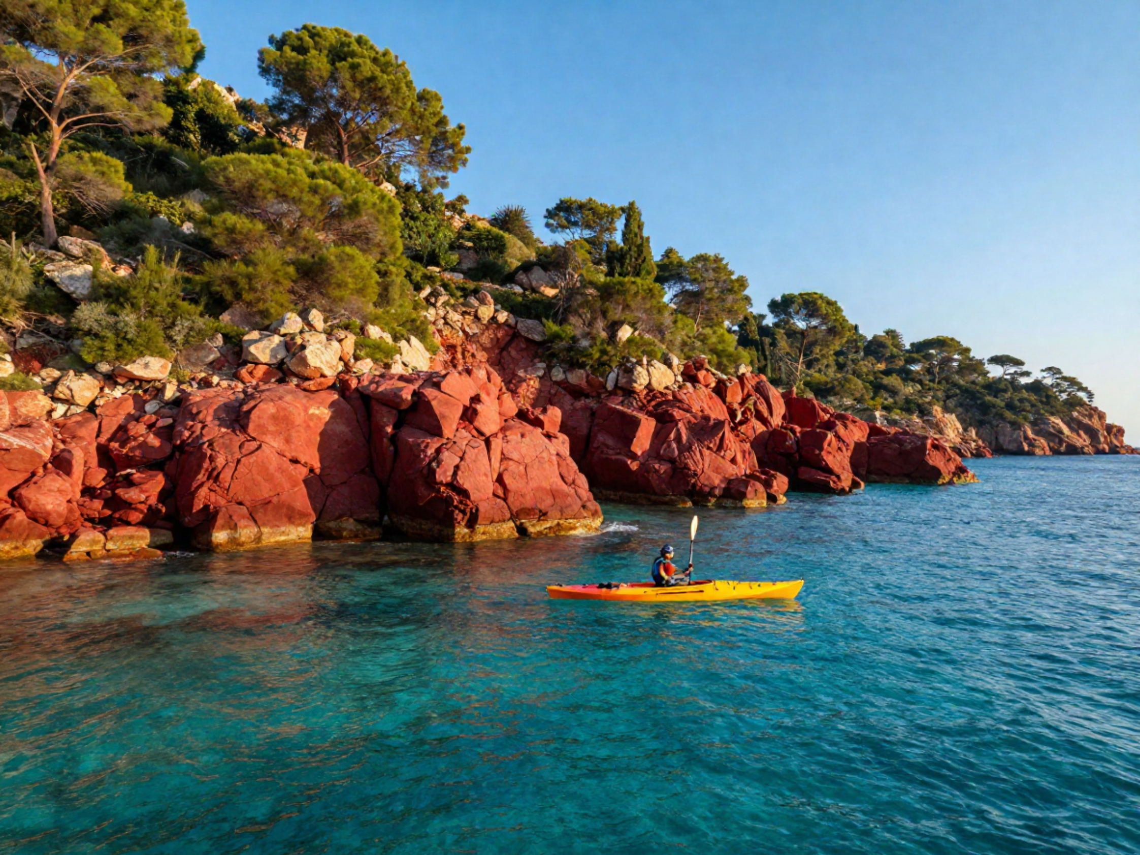 Visuel activité Kayak à Théoule-sur-Mer