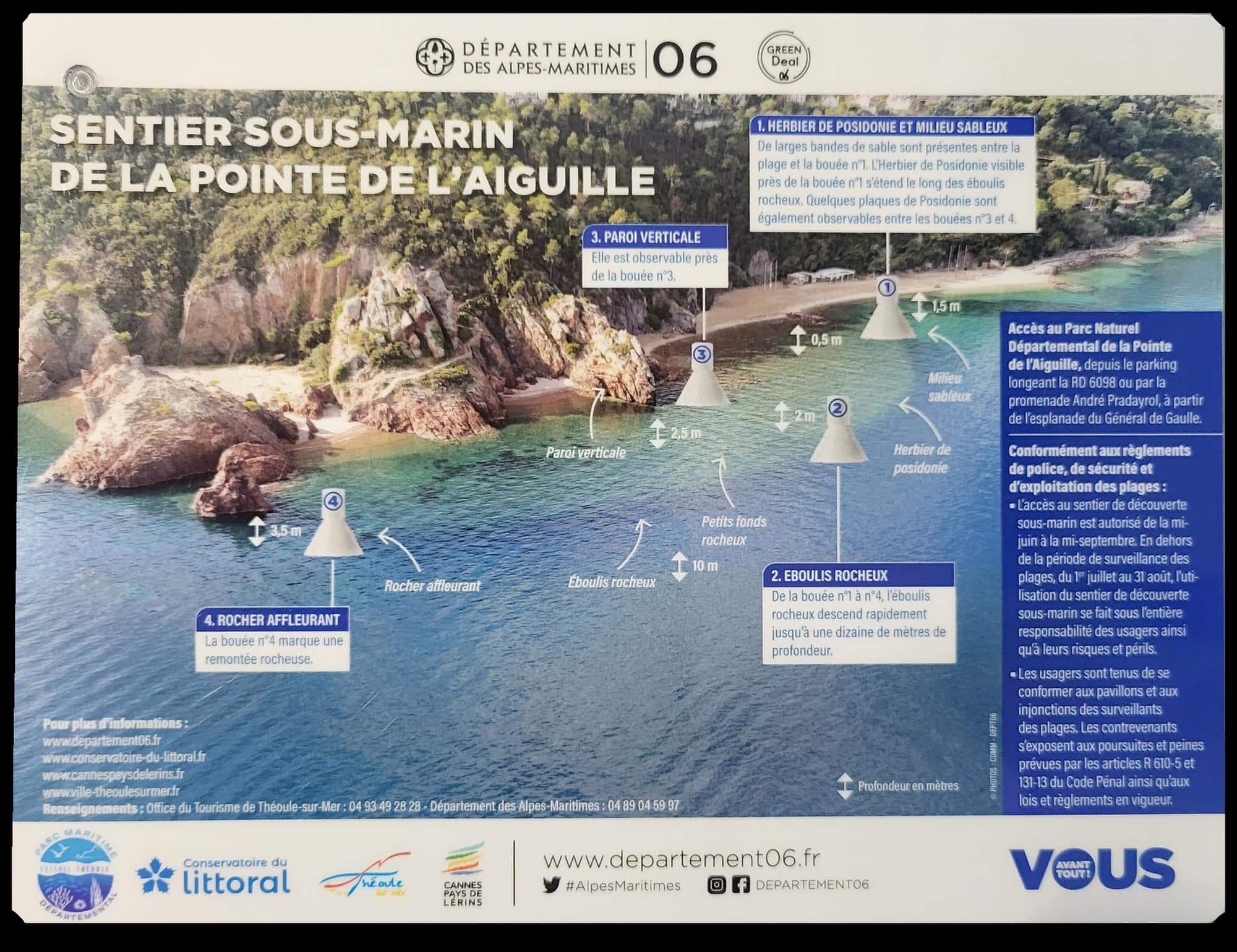 Tentez le sentier sous-marin de la Pointe de l’Aiguille